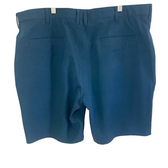 Johnnie O Mens Blue Performance Calcutta Golf Shorts 40 Chino Stretch - Picture 6 of 9